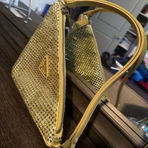 ❌❌❌❌SOLD❌❌❌❌❌SOLD❌❌❌Crystal Studded Satin Pouch